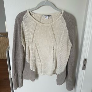 Helmut Lang Open Knit Linen Sweater